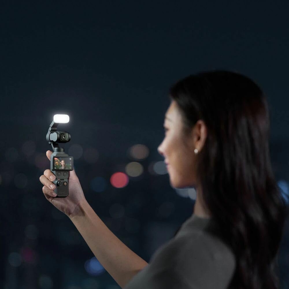 DJI Osmo Pocket 4 Creator Combo Handheld Gimbal Camera, 1" CMOS, 4K/240fps, 107GB Storage, Creator Kit