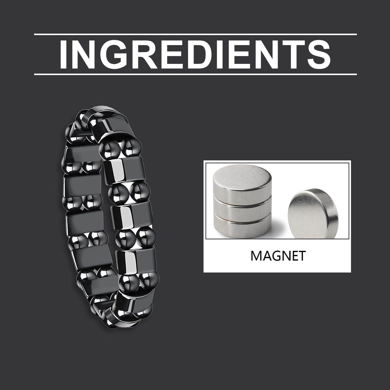 Boost Your Body Care with Magnetic Bracelets, Improve Circulation & Fat Loss ,1pcs