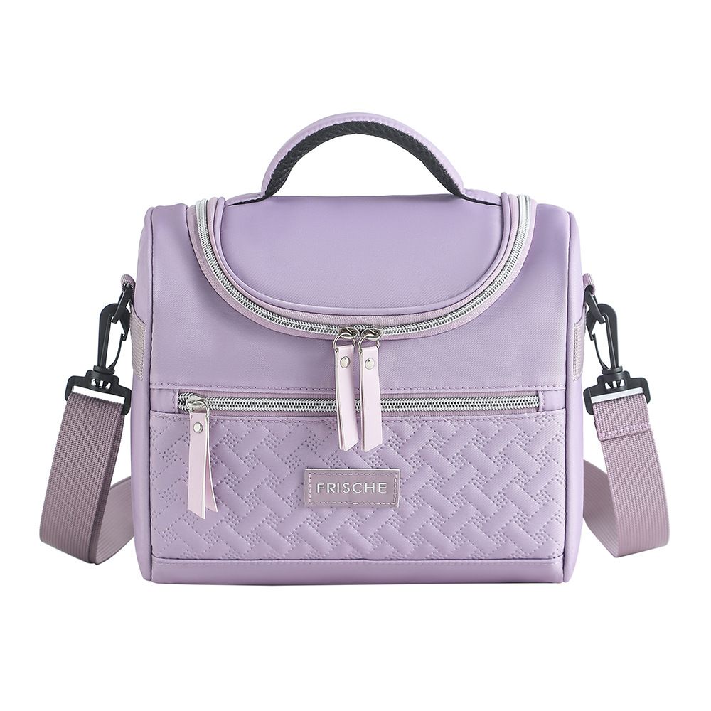 Insulated Lunch Bag with Shoulder Strap Thermal Food Storage Tote for Work Picnic and Travel
