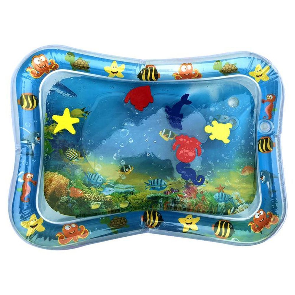 Baby Water Mat Tummy Time Inflatable Play Mat Sensory Toys Early Education