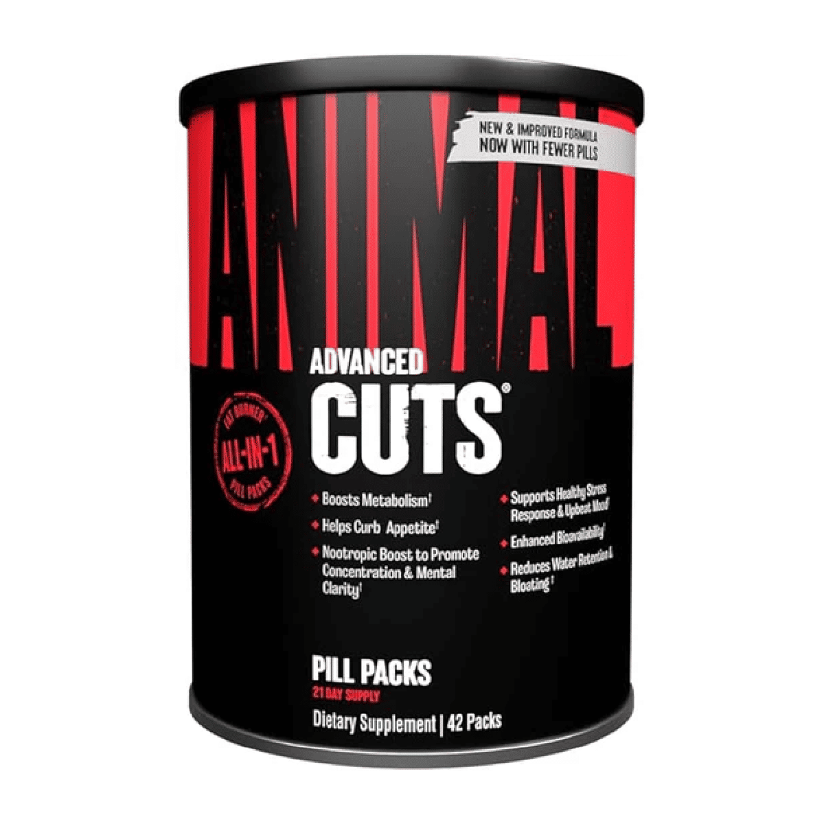 Universal Nutrition Animal Cuts 42 Packs, Advanced Fat Burning & Cutting Formula