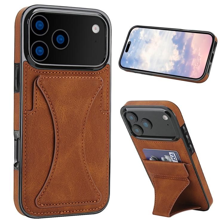 For iPhone 18 Pro Max / iPhone 17 Pro Max Ultra-thin Shockproof Phone Protective Case with Holder