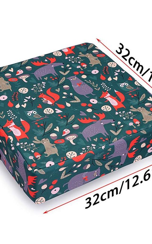 Toddler Booster Cushion Baby Chair Pad Heightening Dining Chair Cushion Cartoon Seat Mat