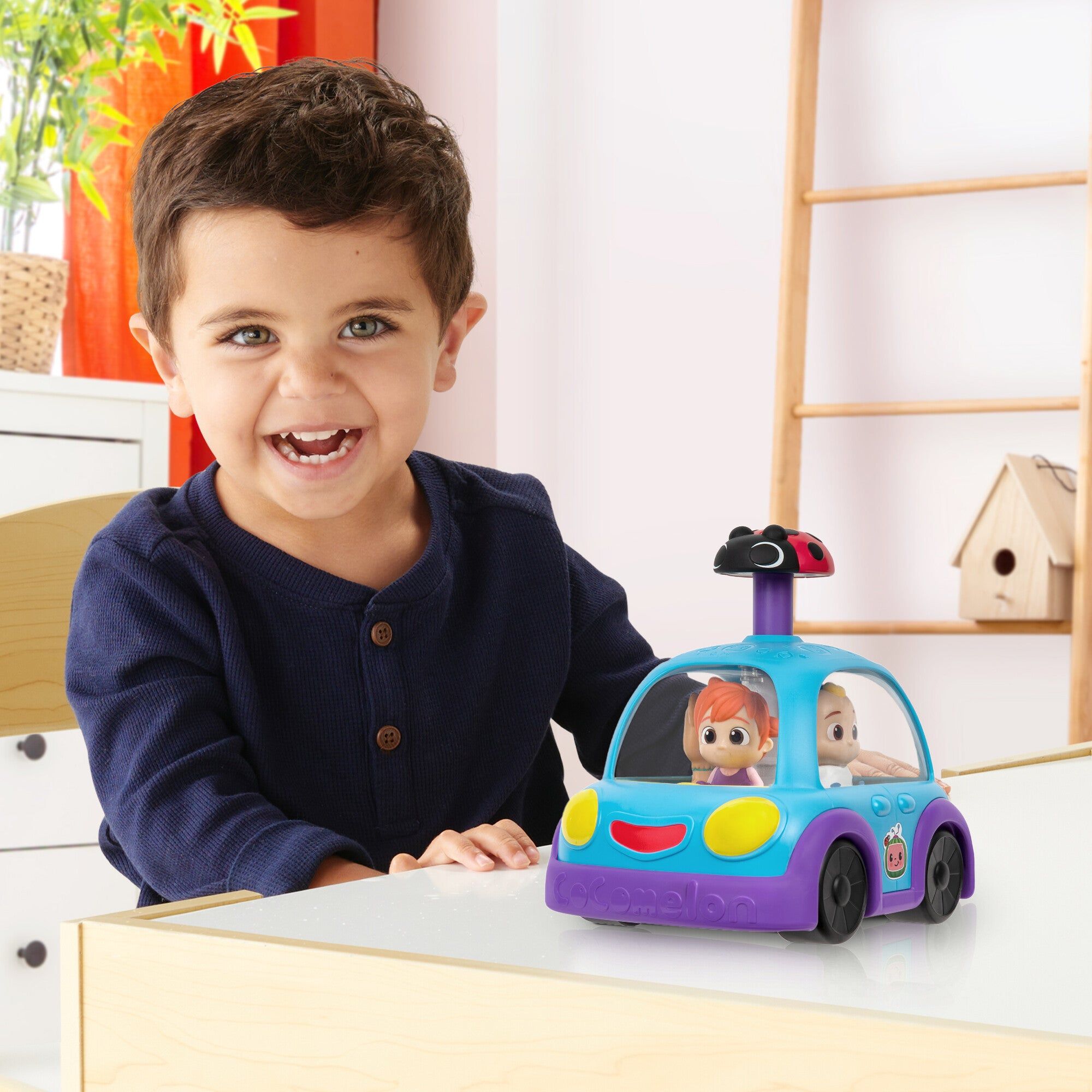 CoComelon Push 'N Sing Family Car – JJ, TomTom, YoYo & Bingo