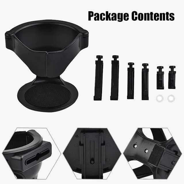 Car Water Cup Holder - Adjustable Auto Drink Holder for Cups, Bottles, and Beverages