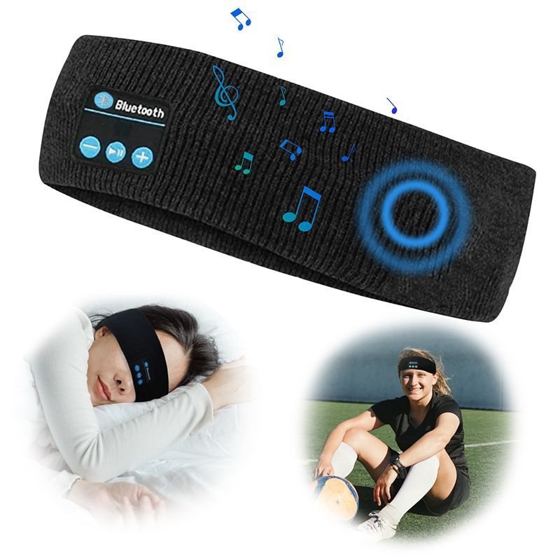 Bluetooth Headband Sports Sleep Headphones Wireless Headset Fitness Headscarf