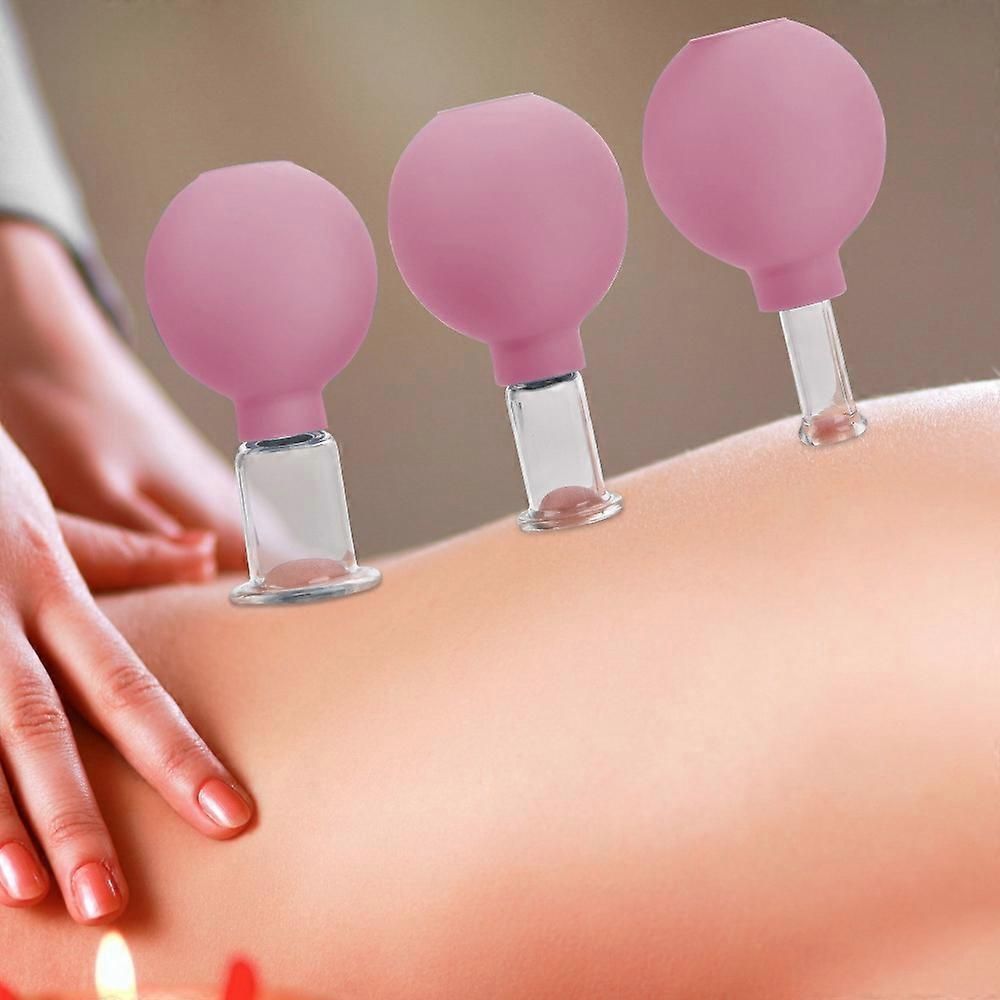 2pcs Glass Vacuum Cupping Set for Body and Face Massage