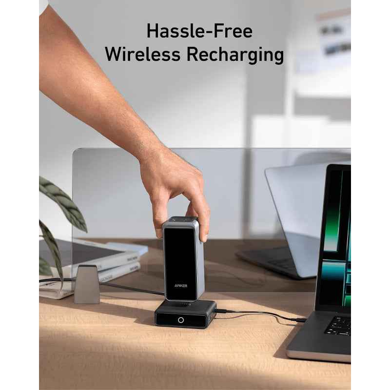 Anker 100W Charging Stand with 2C + 1A Ports, PD Fast Charging, Black