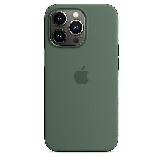 For iPhone 13 Pro Max - Silicone Phone Case with Perfect Protection and Magnetic Charging Support