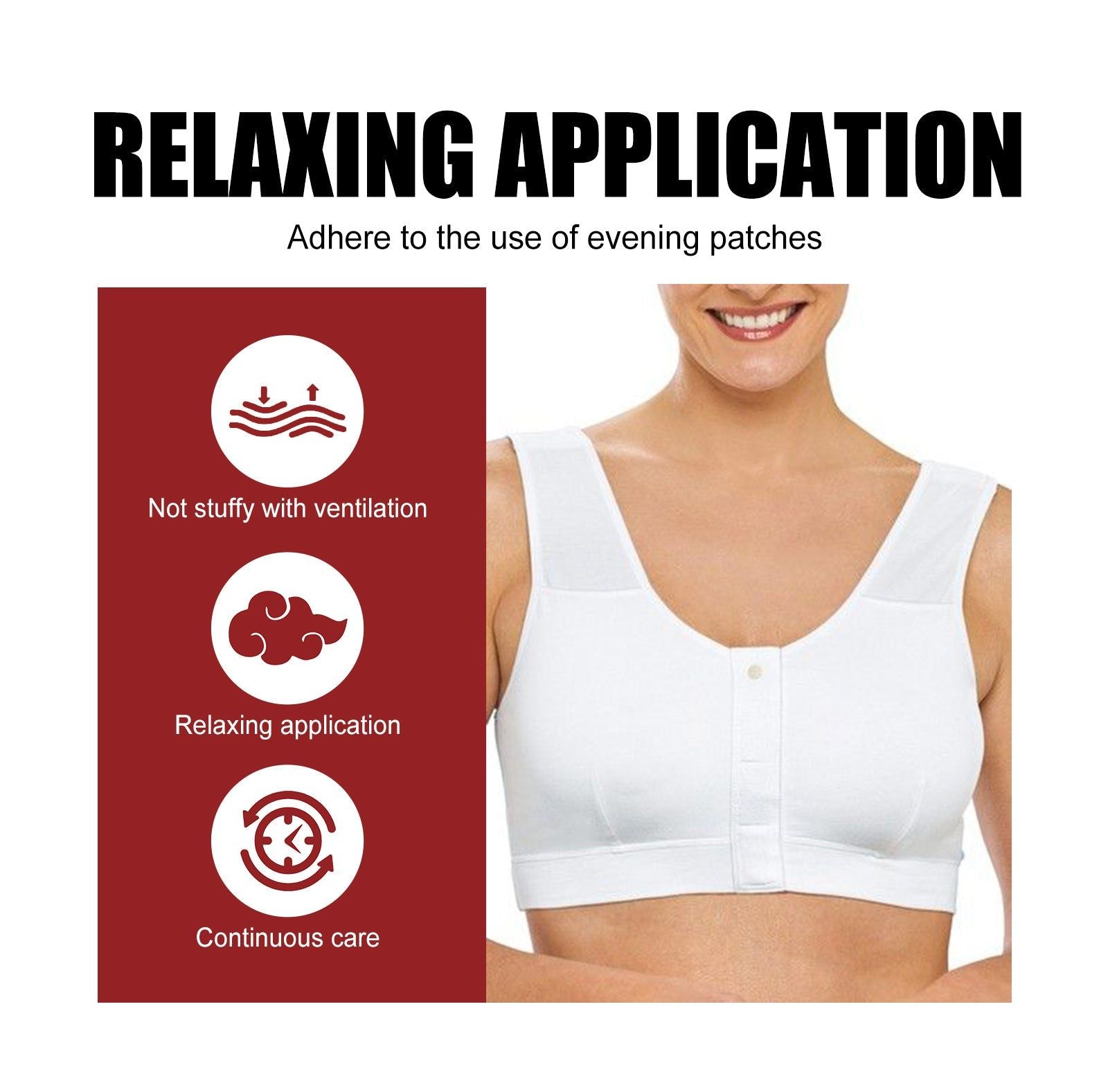 Breast Firming Patch, Anti-Sagging, Natural Lemon & Peppermint, 24g ,6pcs