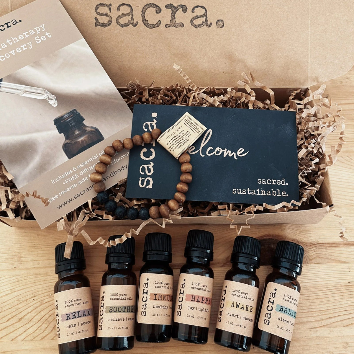 Aromatherapy Discovery Set with Diffuser Bracelet
