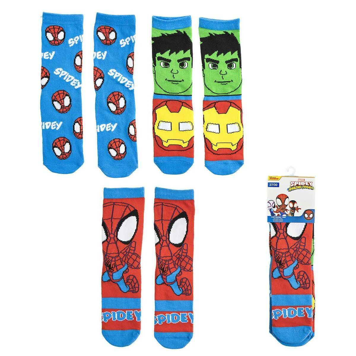 Socks Spidey Multicolour