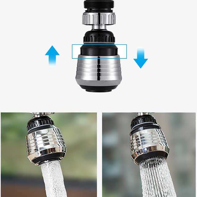 Bubbler High Pressure Faucet Extender - Water Saver for Increased Flow and Efficiency