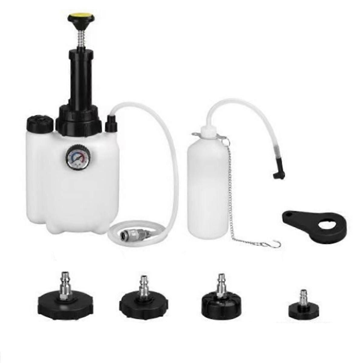 3L Brake Fluid Bleeder Kit With Pressure Gauge
