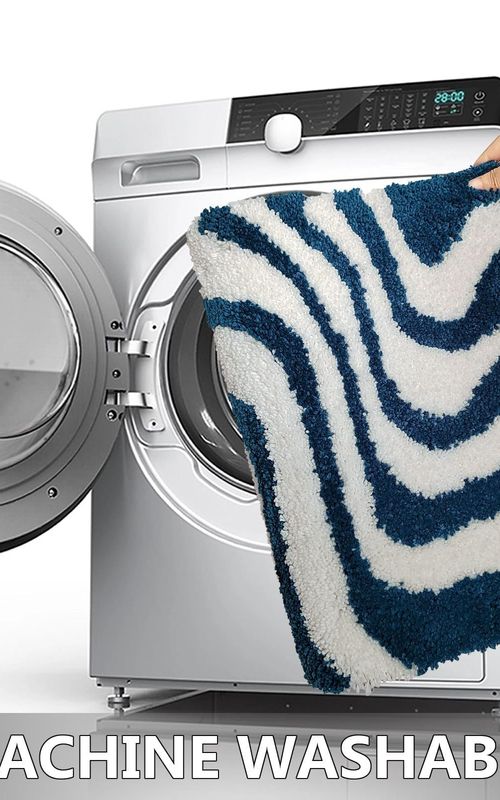 AIESY® Beautiful Microfiber Non Slip Bath Mat for Bathroom