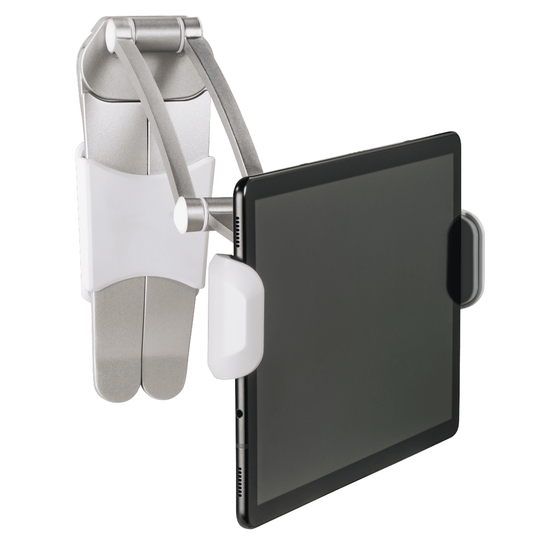 Hama 182580 Aluminium Holder for Tablets from 7 - 15", silver