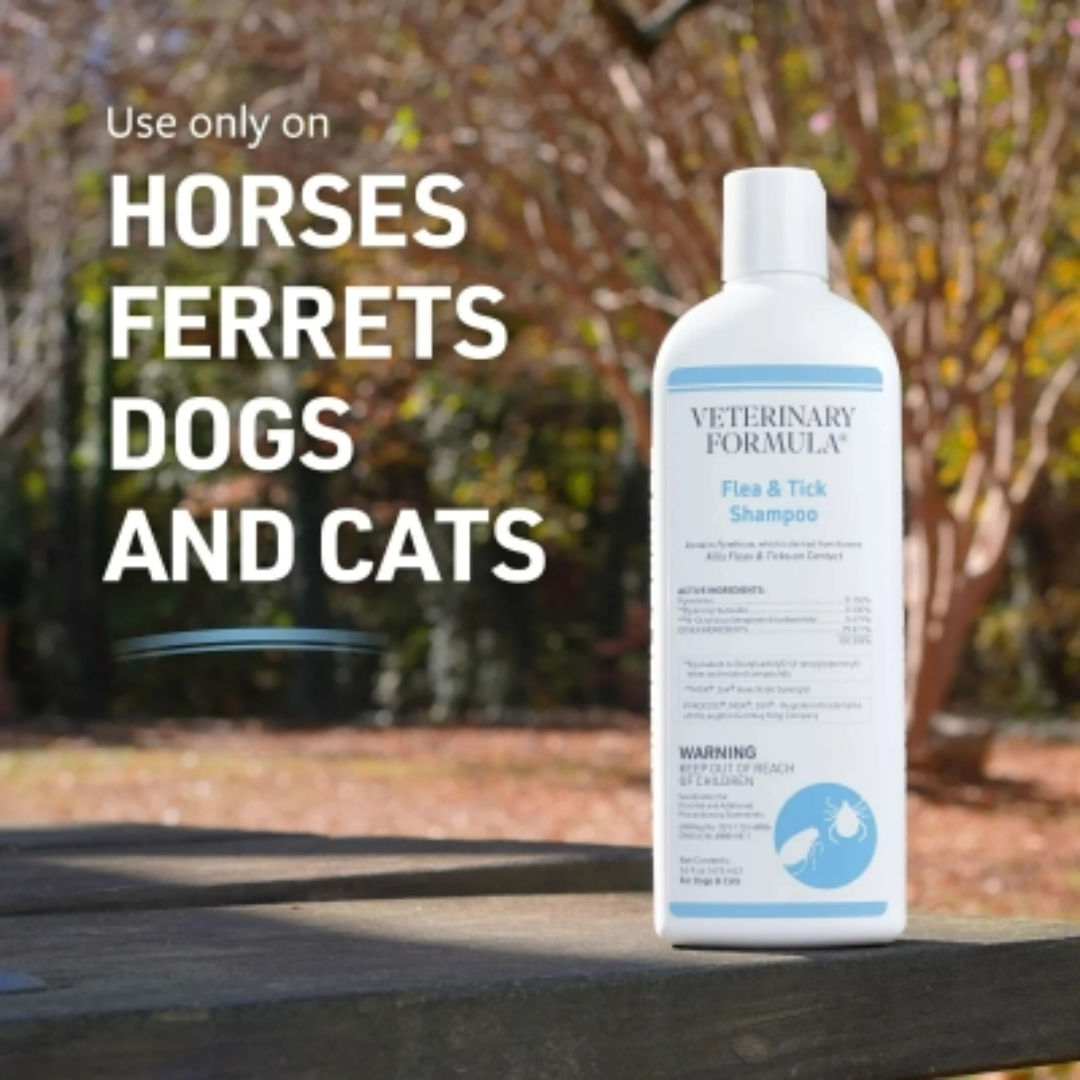 Synergy Labs Veterinary Formula Clinical Care Flea & Tick Shampoo, 473ml