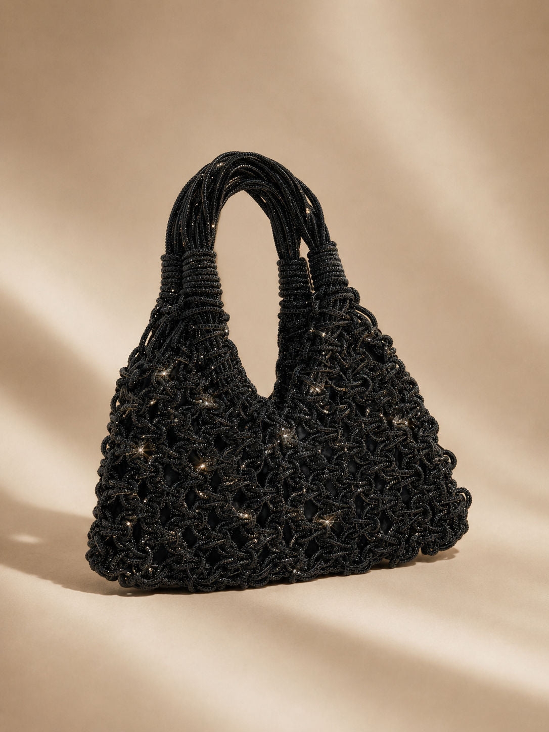 Knots by nada V-Knot Bag - Black