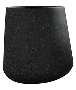 30x31cm Black Fiberclay Planter #KD-003