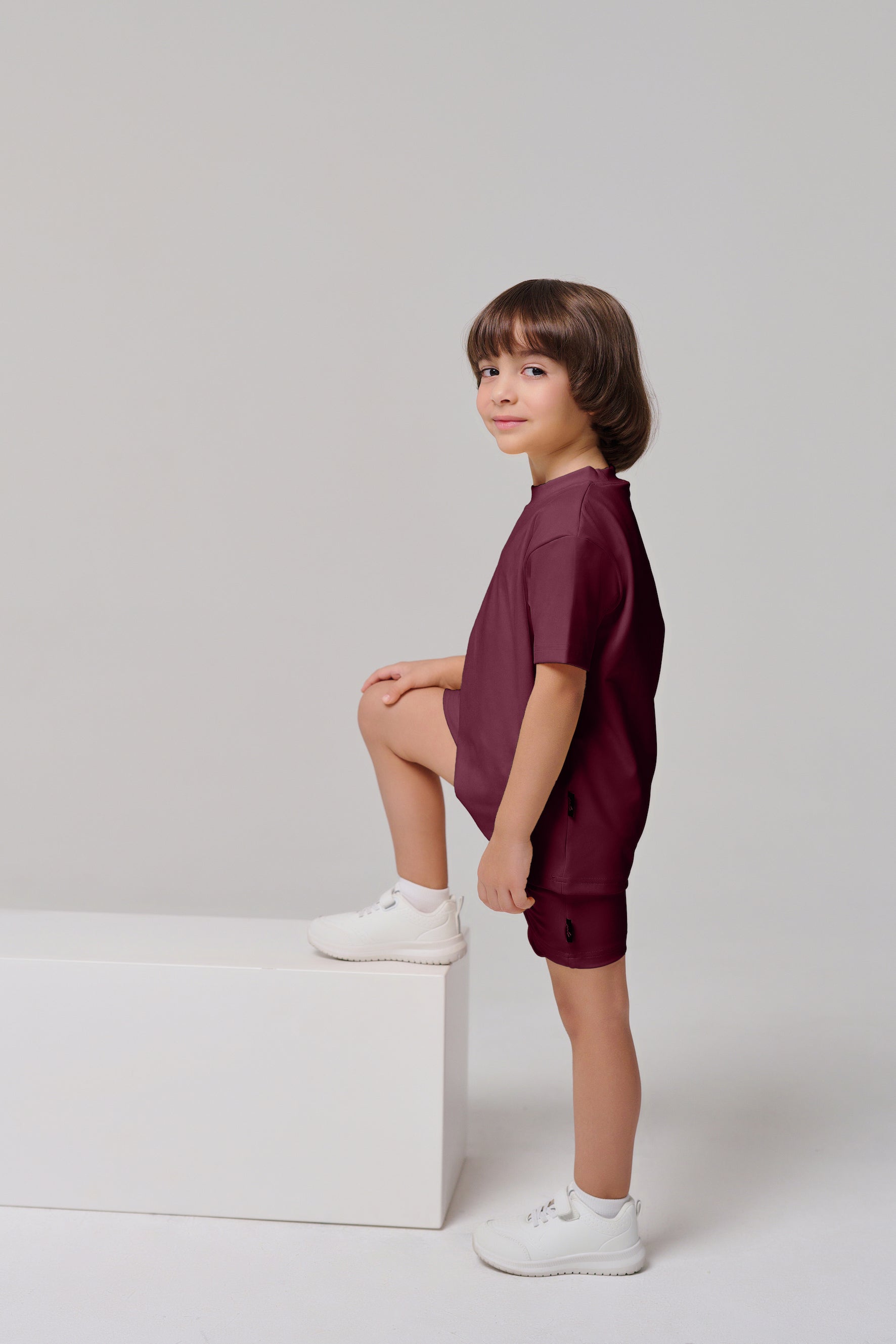 MULU Classic Kids Shorts - Maroon