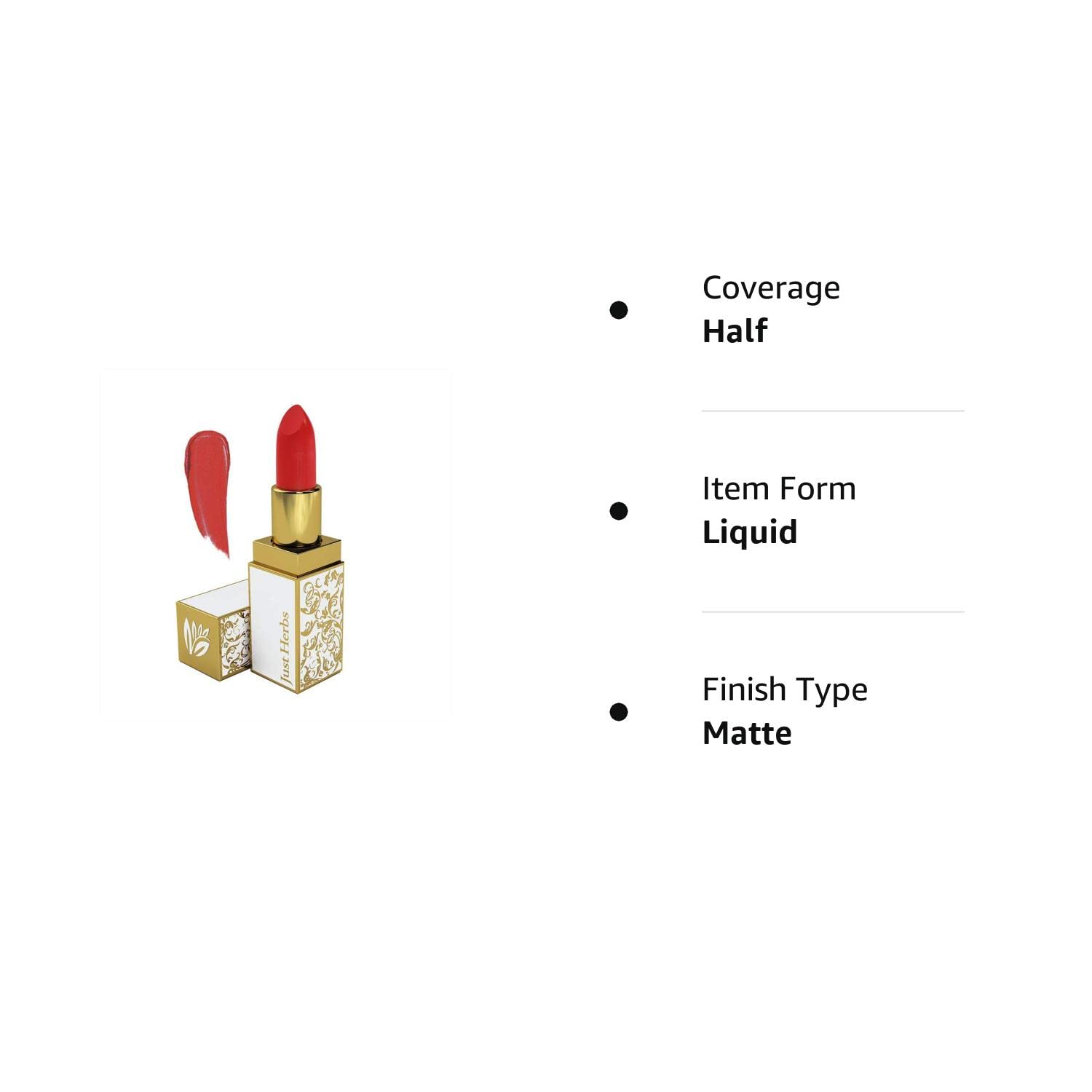 Just Herbs Ayuredic Lipstick-05 Deep Red (Half - Size) 1.8g