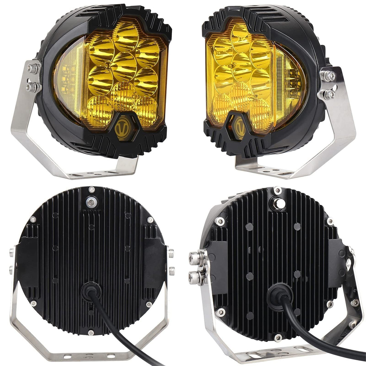 LED 90W Offroad Vehicle Front Bumper Light Waterproof Strobe 300 Spotlights For SUV