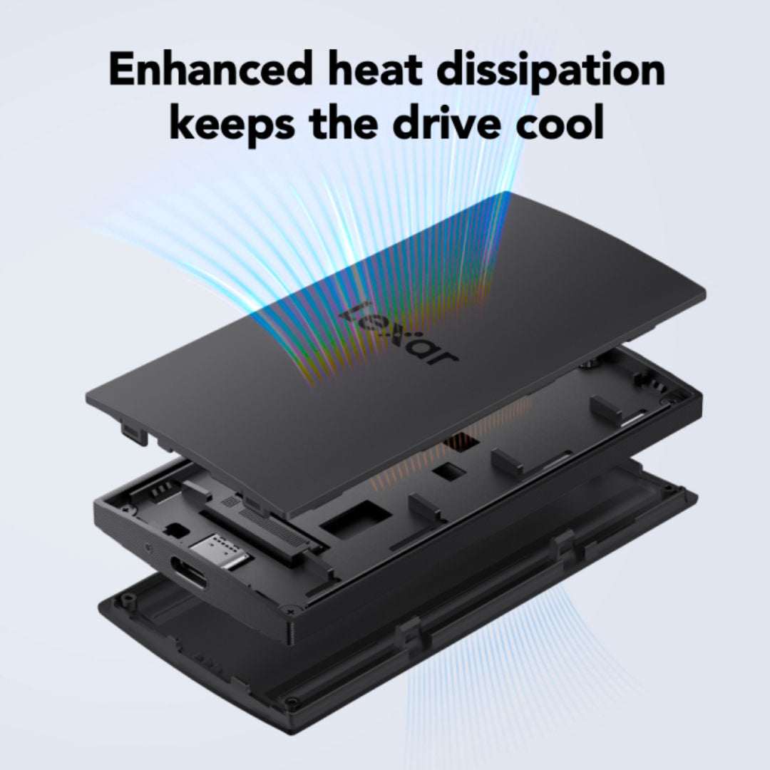 LEXAR® SL300 Portable SSD, up to 1050MB/s read and 1000MB/s
