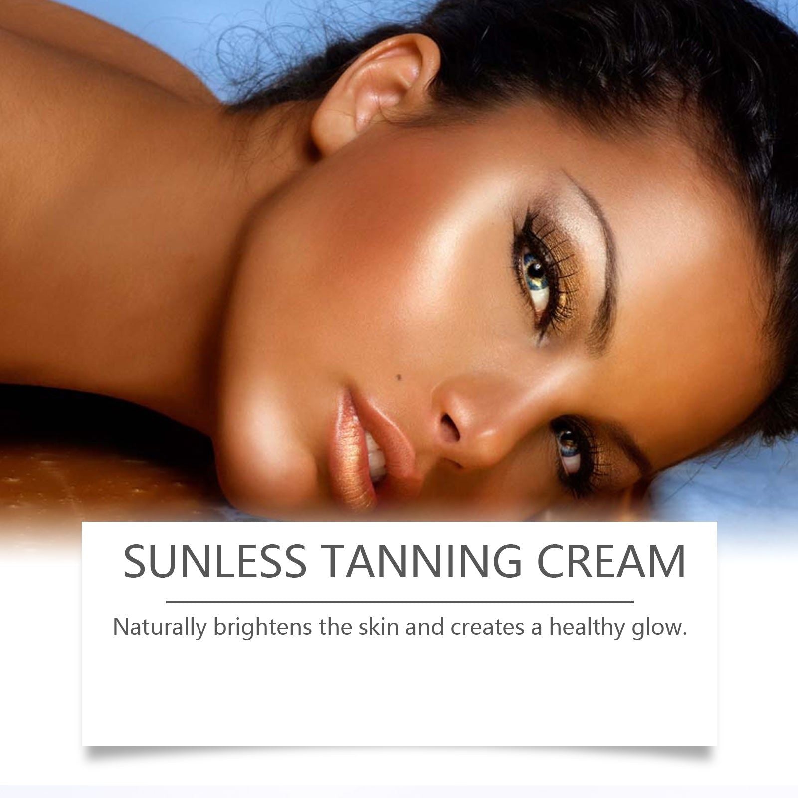 Blackening Cream Sunless Tanning, Natural Glow, Moisturizes, Even Skin Tone, All Year ,50g