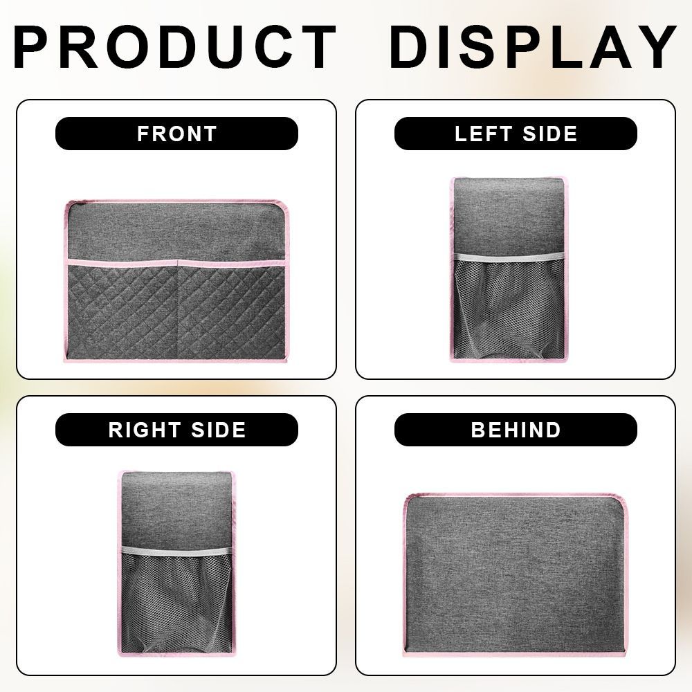 Sewing Machine Dust Cover with Storage Pockets Sewing Equipment Shell