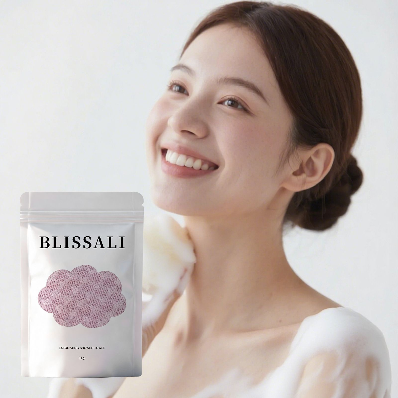 Exfoliating Bath Towel Body Scrub Cloth 1pc