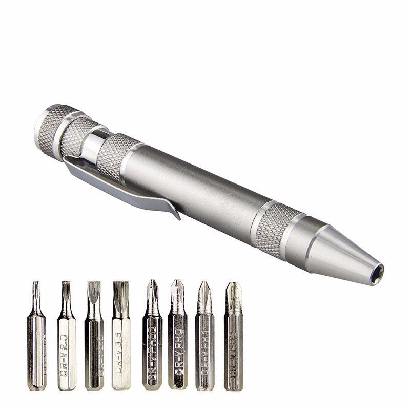8 In 1 Screwdriver Set Mini Repair Pen Tool Precision Multifunctional Screwdriver