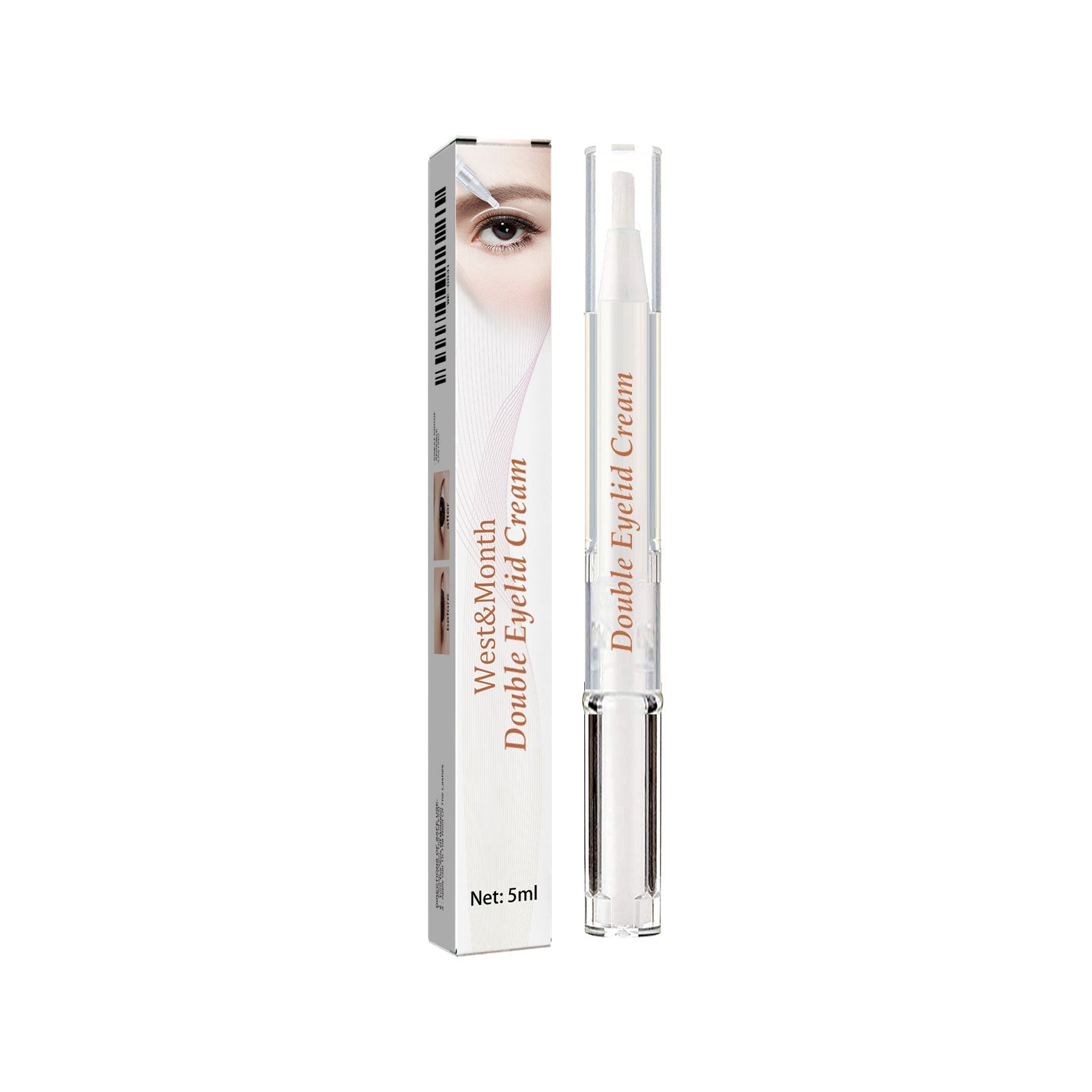 Adjust Eye Shape Double Eyelid Cream, Waterproof, Long Lasting, Natural, Quick Dry ,5ml