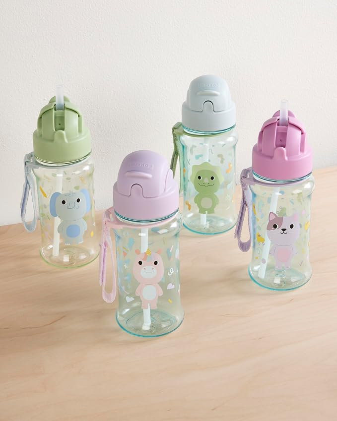 Skip Hop Besties Squad Straw Bottle - Elephant