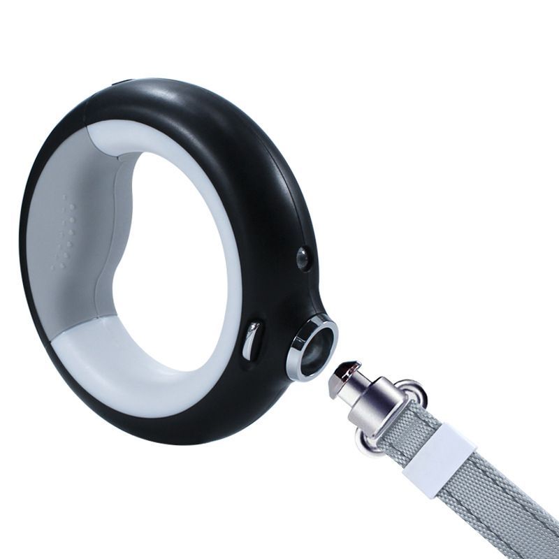 Retractable Wearable Dog Leash With Ultra Bright LED Light Cool Luminous Pet Leash