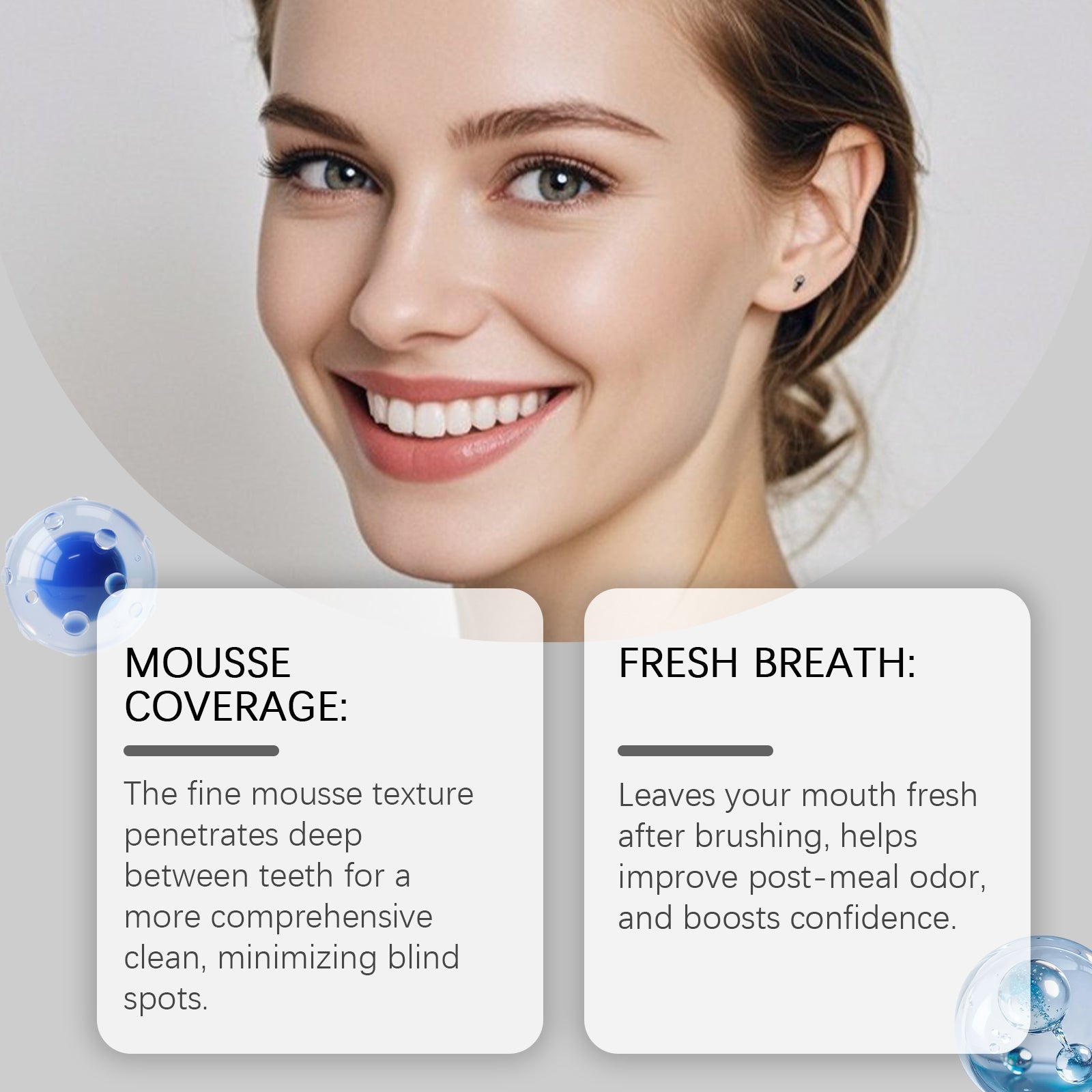 Bee Venom Dental Mousse, Fresh Breath, Removes Stains, Tartar, Odors, Sensitive ,50ml
