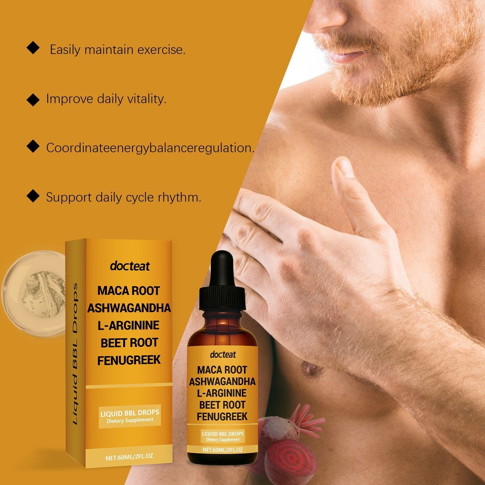 Boost Your Body Care, Natural Shape Support, Hormone Balance, Vitality, Fitness ,60ml