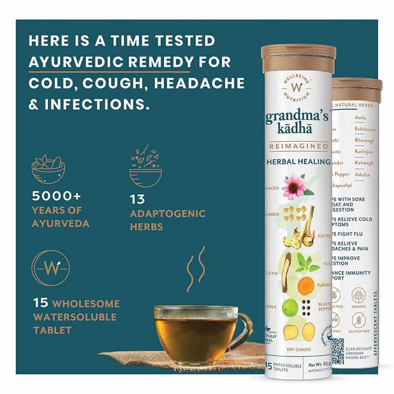 Wellbeing Nutrition Daily Greens + Grandmas Kadha