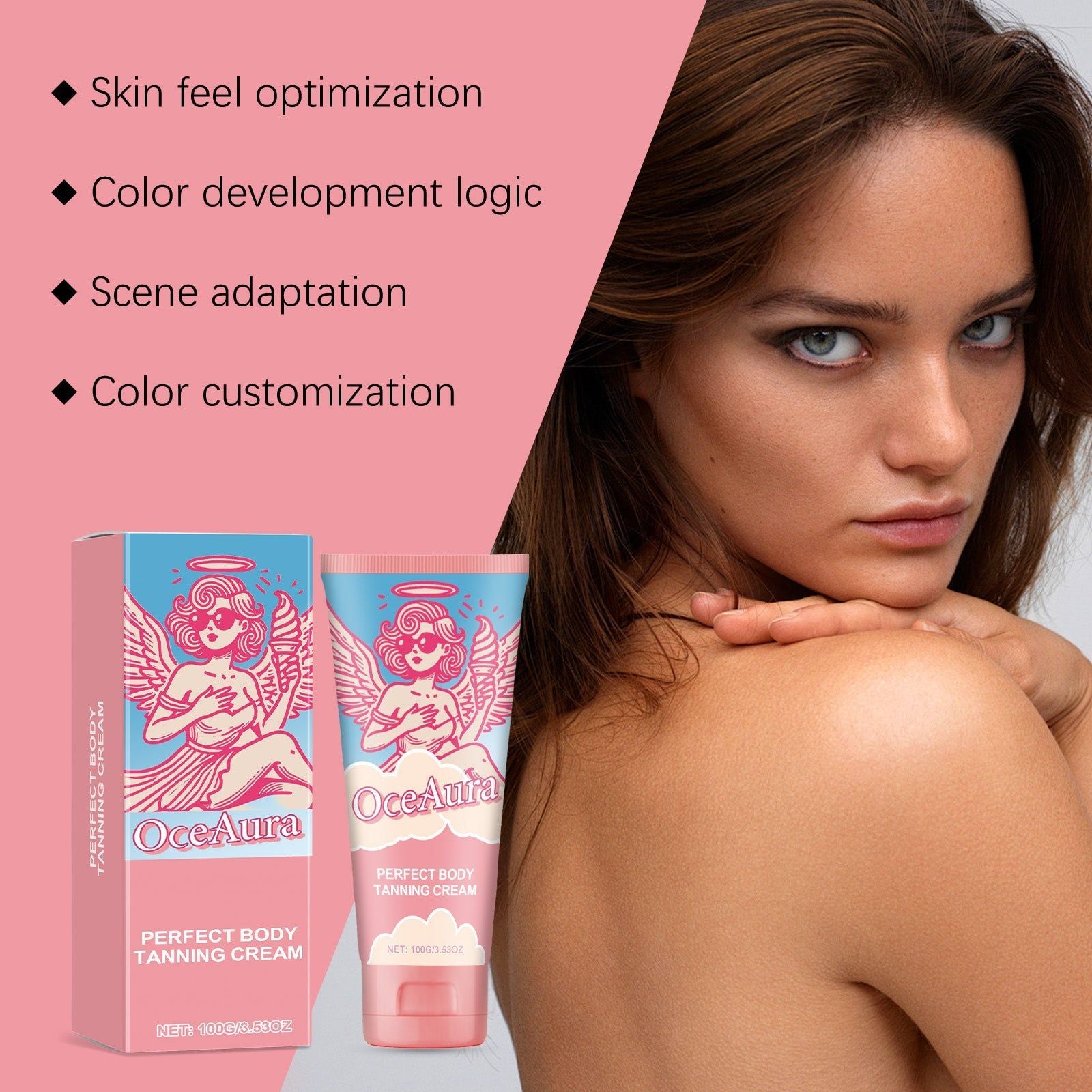 Body Black Cream, Natural Skin Tone, Nourishing Moisturizer, Daily Body Care ,100g
