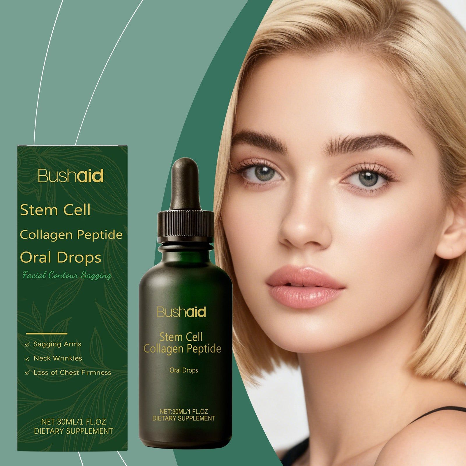 Boost Your Body Care with Collagen Peptide Drops, Promote Skin & Metabolism ,30ml