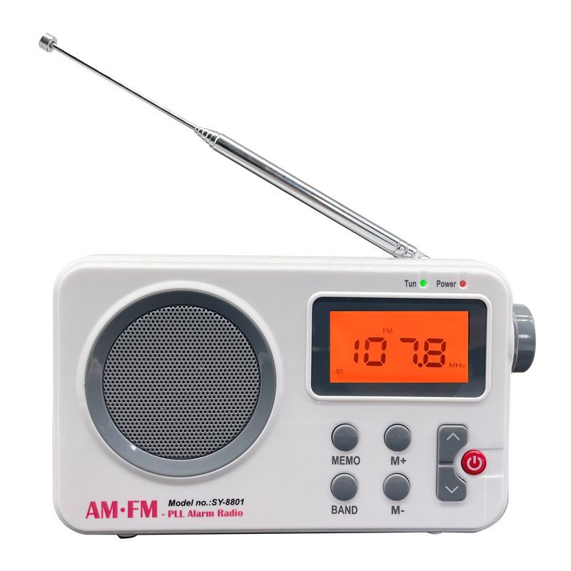 Portable Radio Retro Stereo Radio LCD Screen Shortwave Radio Classic Style Radio