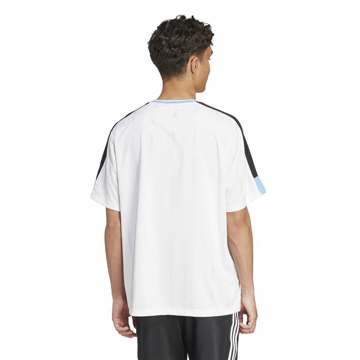 Men’s Short Sleeve T-Shirt Adidas Tiro Nations White