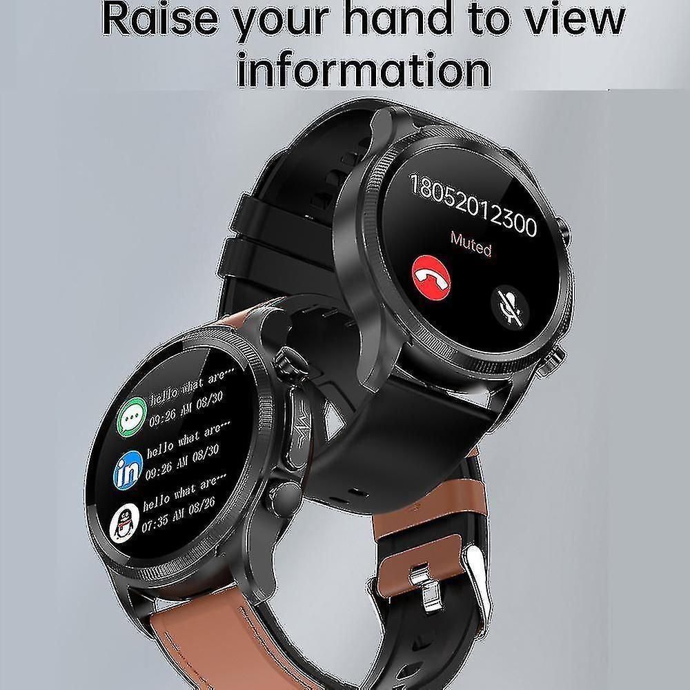 Blood Glucose Smart Watch for Diabetics - ECG+PPG Health Tracker with IP68 Waterproof & Body Temperature Sensor