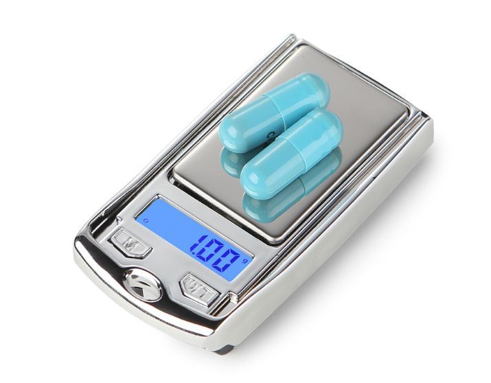 Digital Mini Scale With LCD Display Tare Function High Sensitivity Car Key Shape Scale