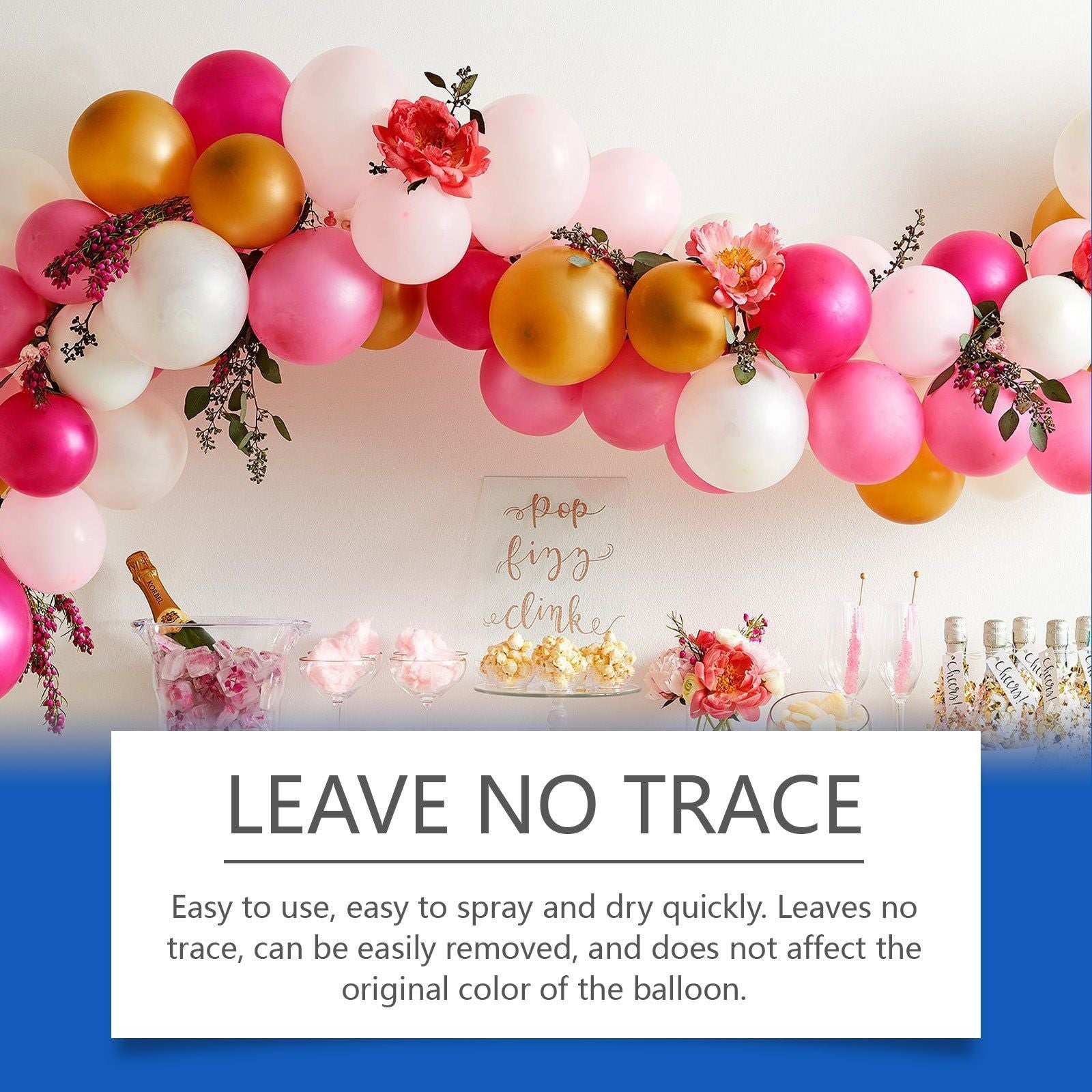 Brighten Your Party with Long-Lasting Balloon Supplies, Easy Spray, Vibrant Decor ,100ml
