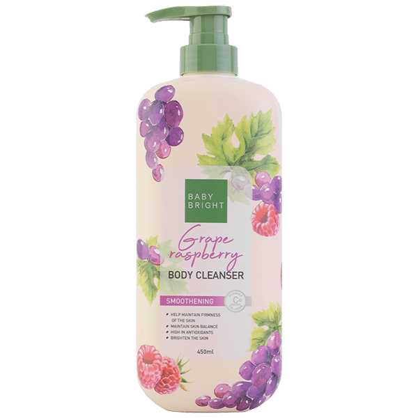 منظف الجسم بالخوخ والتوت 450 مل بيبي برايت (ب)