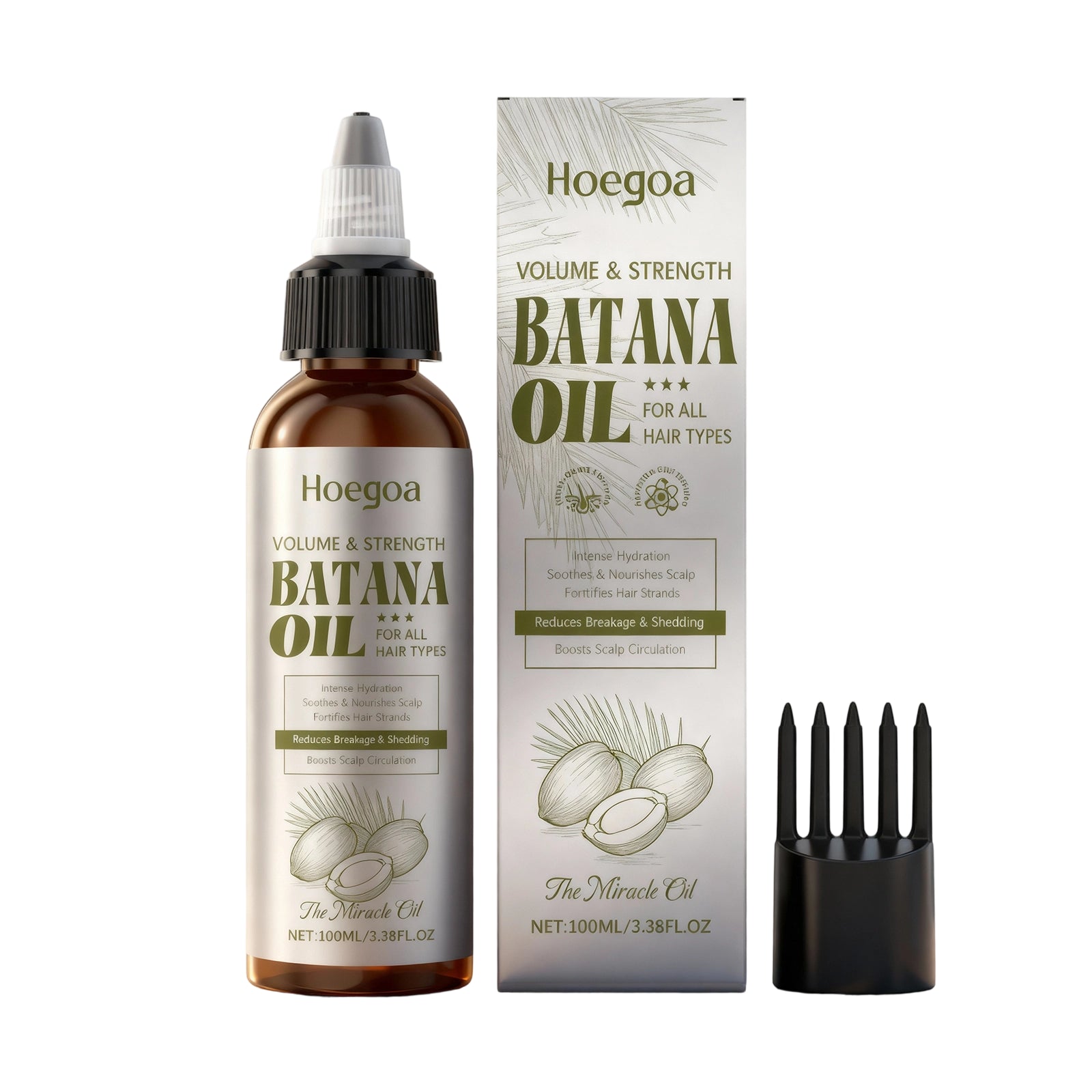 Batana Hair Care Essential Oil, Nourishing Scalp, Strengthening & Hydrating, Smooth Hair ,100ml