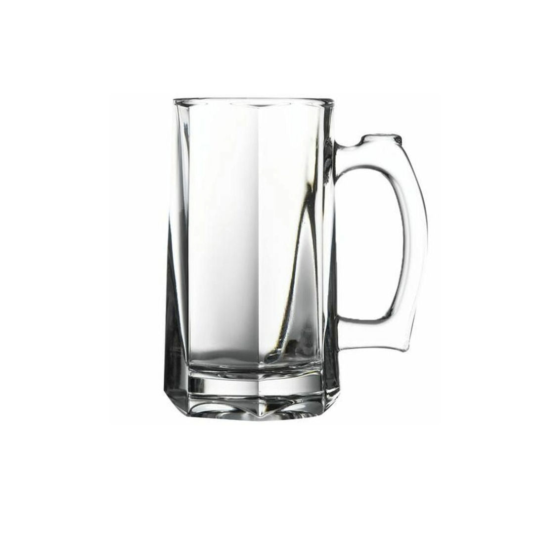 Pasabahce Glass Pub Beer And Juice Mug, 355ml, Set of 2