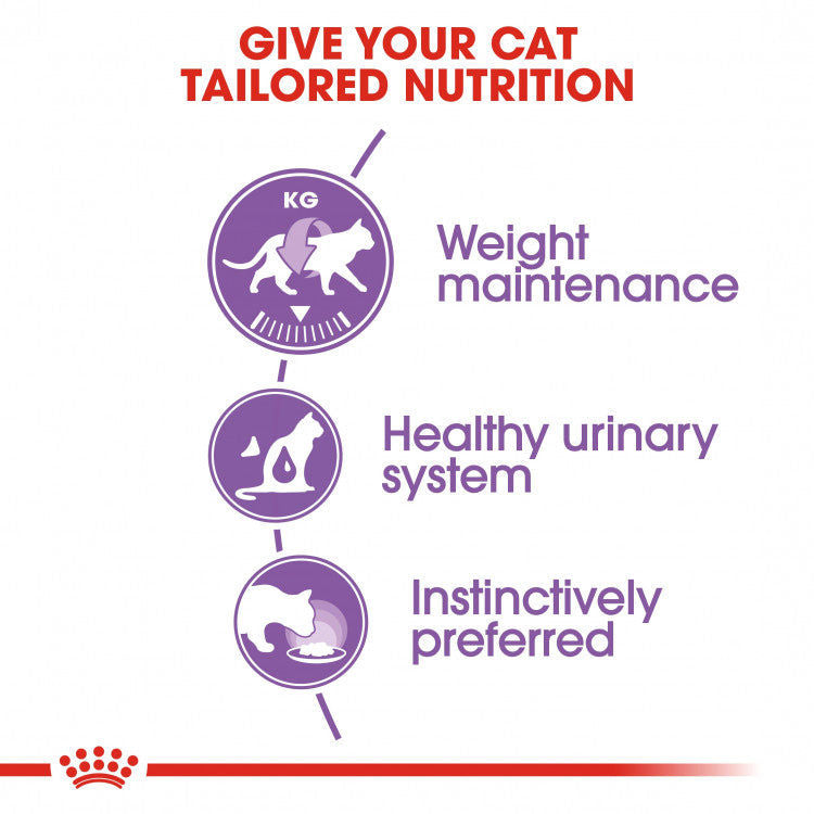 Royal Canin Feline Health Nutrition Sterilized Gravy - 12 Wet Food Pouches