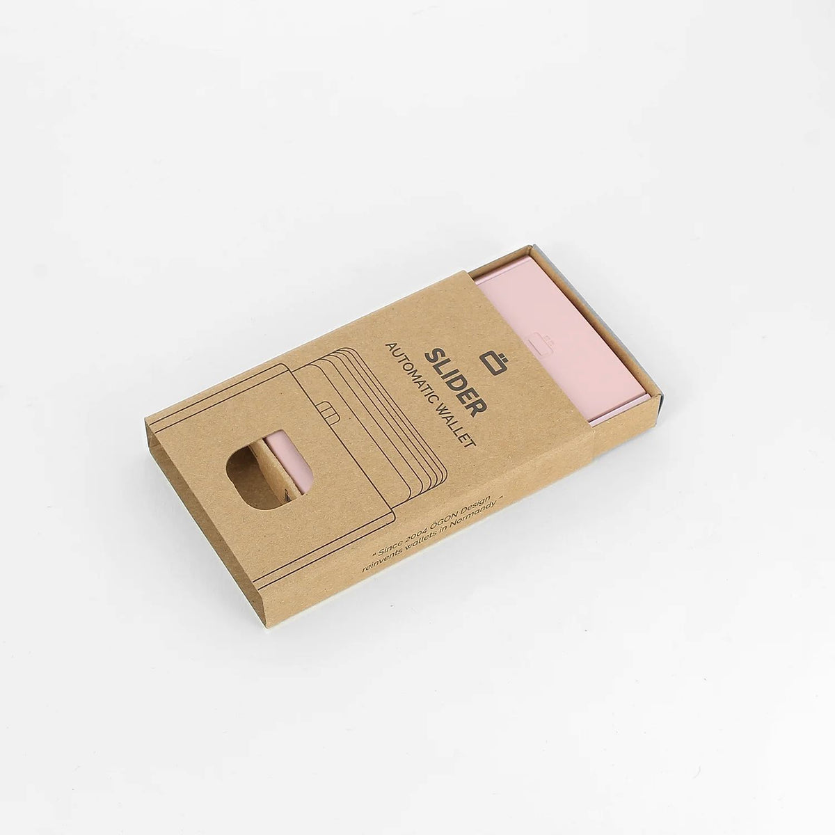 Ogon Automatic Slider Card Holder, Pink