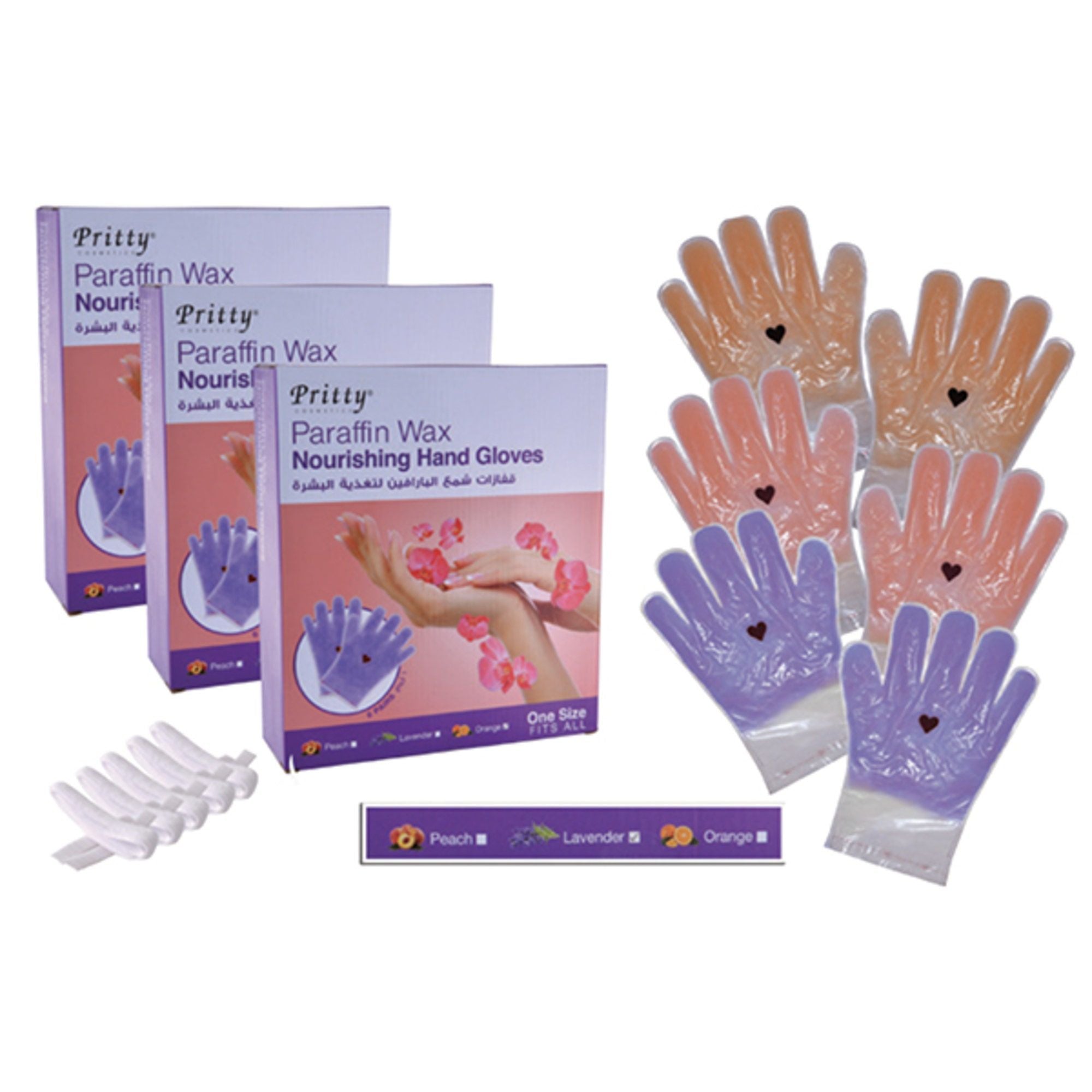 Pritty Paraffin Wax Nourishing Gloves Box 1x6, 1 Pack